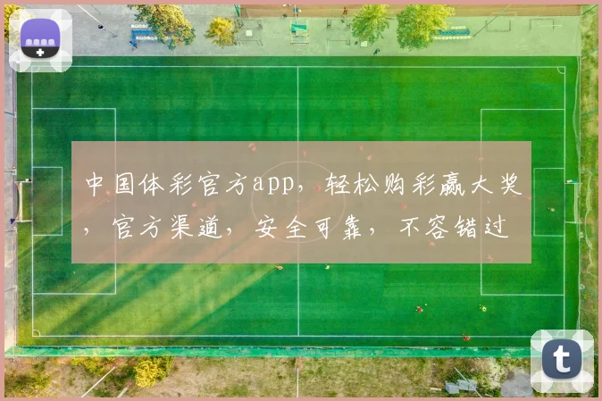 中国体彩官方app，轻松购彩赢大奖，官方渠道，安全可靠，不容错过，体验不一样的购彩乐趣